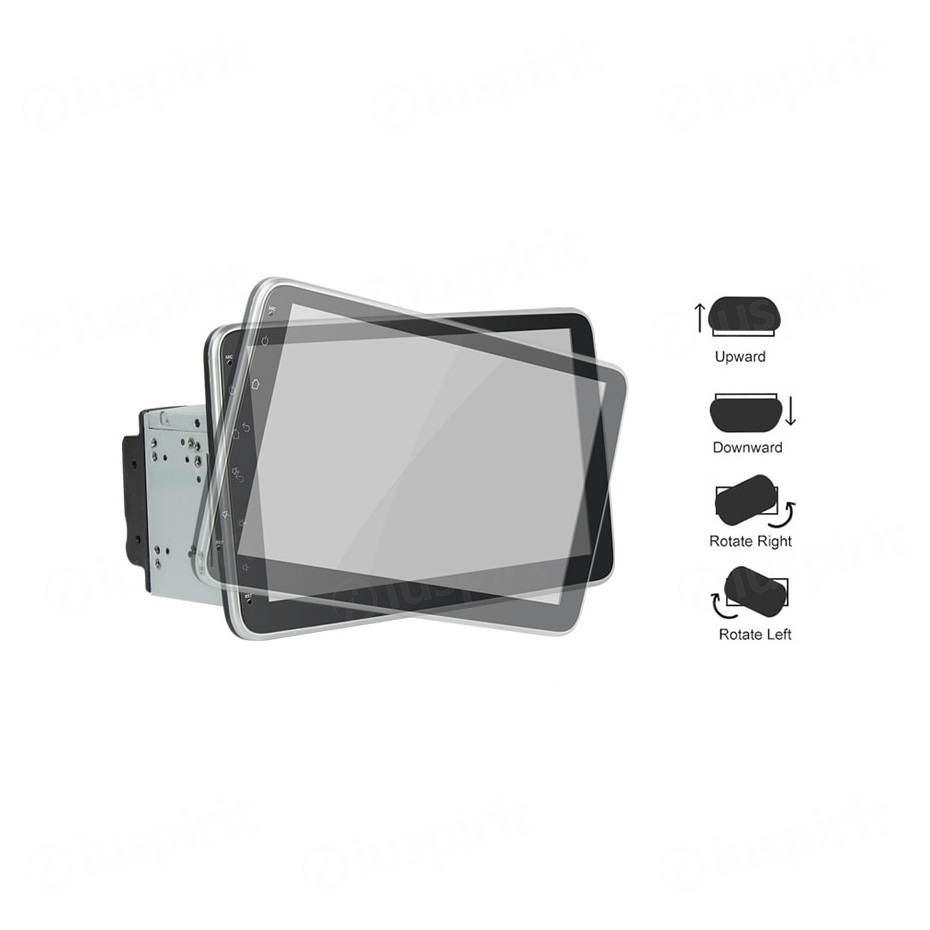 ANDROID autoradio 2 DIN navigatore universale 10 pollici CarPlay Android Auto GPS USB WI-FI Bluetooth 4G LTE - immagine 4