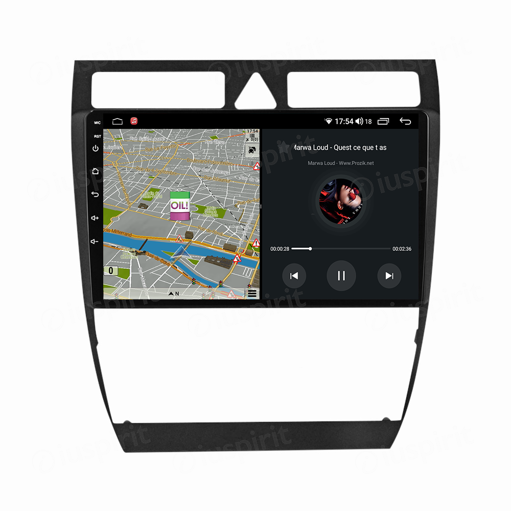 ANDROID autoradio navigatore per Audi A6 Audi S6 Audi RS6 2005-2011 CarPlay Android Auto GPS USB WI-FI Bluetooth 4G LTE - immagine 4