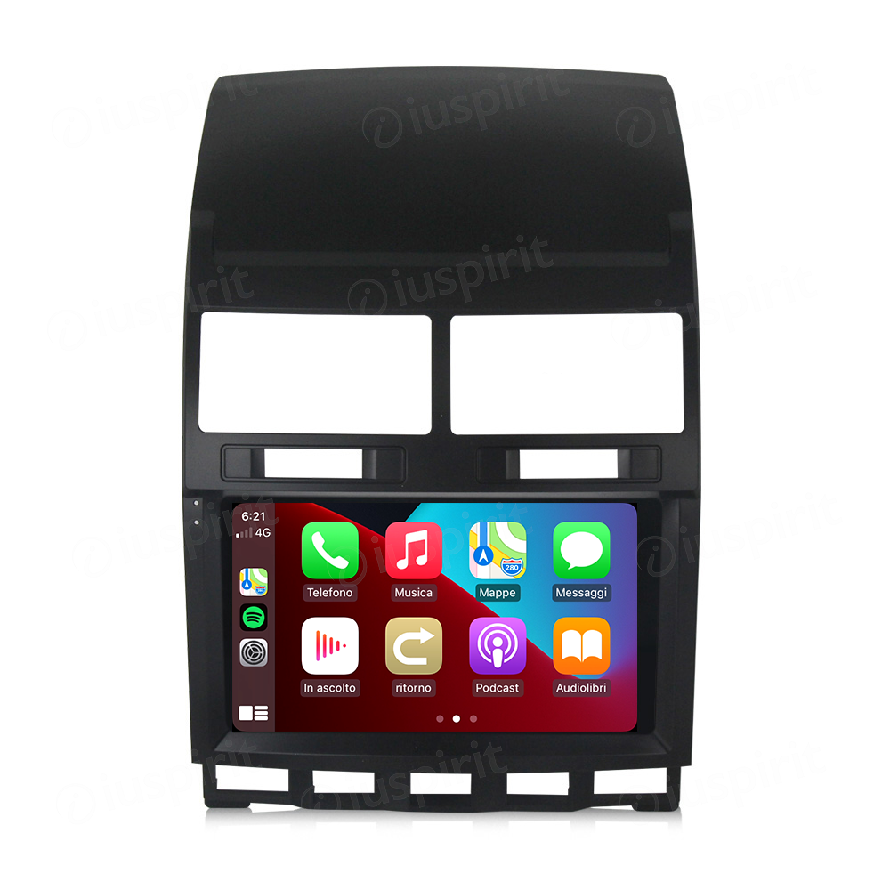 ANDROID autoradio navigatore per VW Touareg 2003-2012 CarPlay Android Auto GPS USB WI-FI Bluetooth 4G LTE