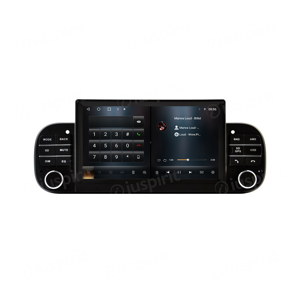 ANDROID autoradio navigatore per Fiat Panda 2013-2025 CarPlay Android Auto GPS USB WI-FI Bluetooth 4G LTE - immagine 4