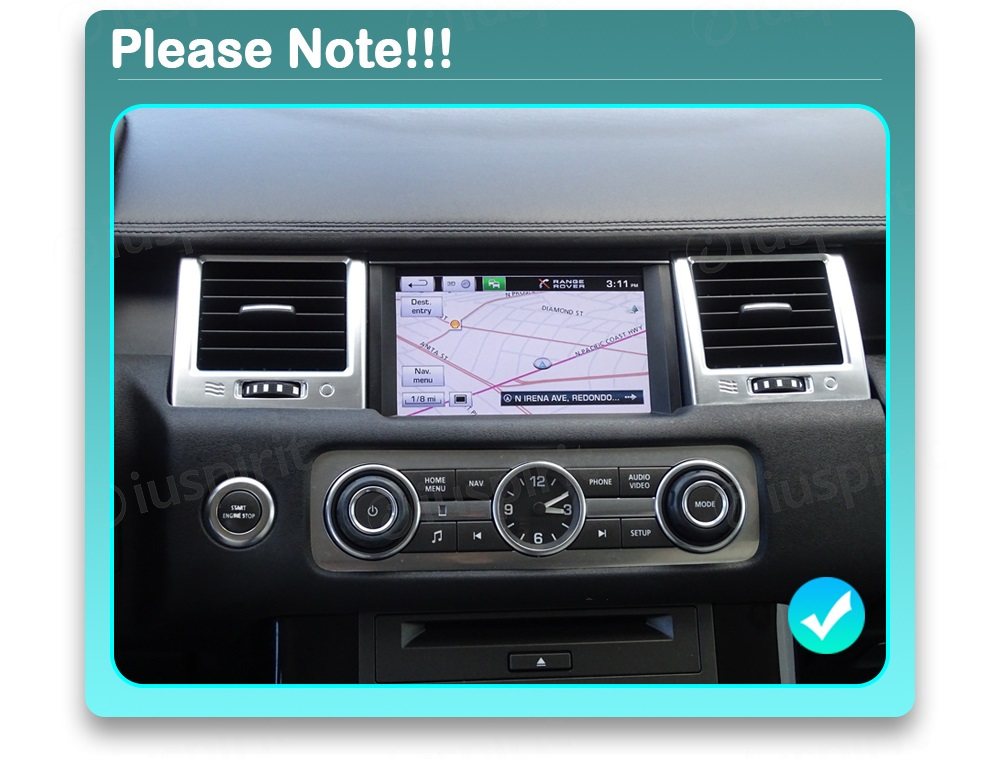 ANDROID autoradio navigatore per Land Rover Range Rover Sport 2010-2013 CarPlay Android Auto GPS USB WI-FI Bluetooth 4G LTE - immagine 6