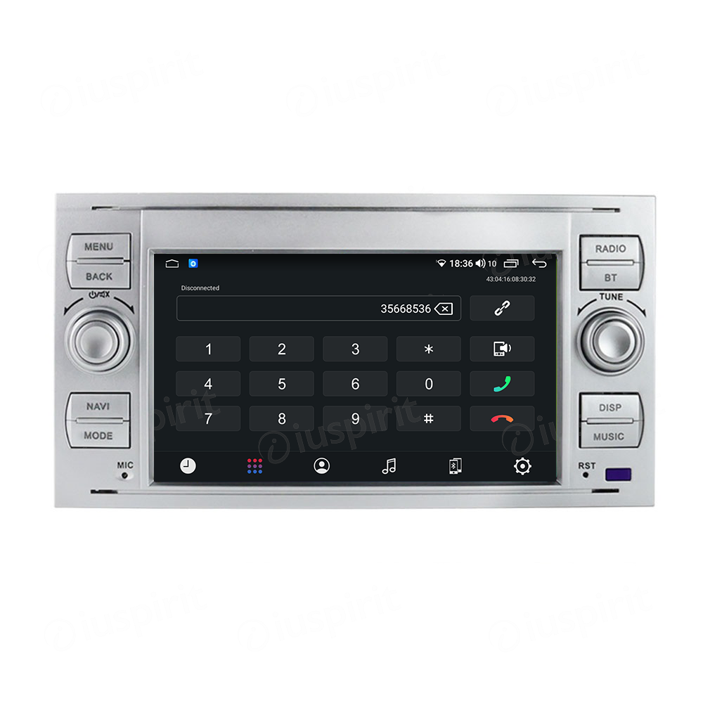 ANDROID autoradio navigatore per Ford Focus Mondeo S-Max C-Max Galaxy Transit Fiesta Fusion Kuga CarPlay Android Auto GPS USB WI-FI Bluetooth 4G LTE - immagine 2