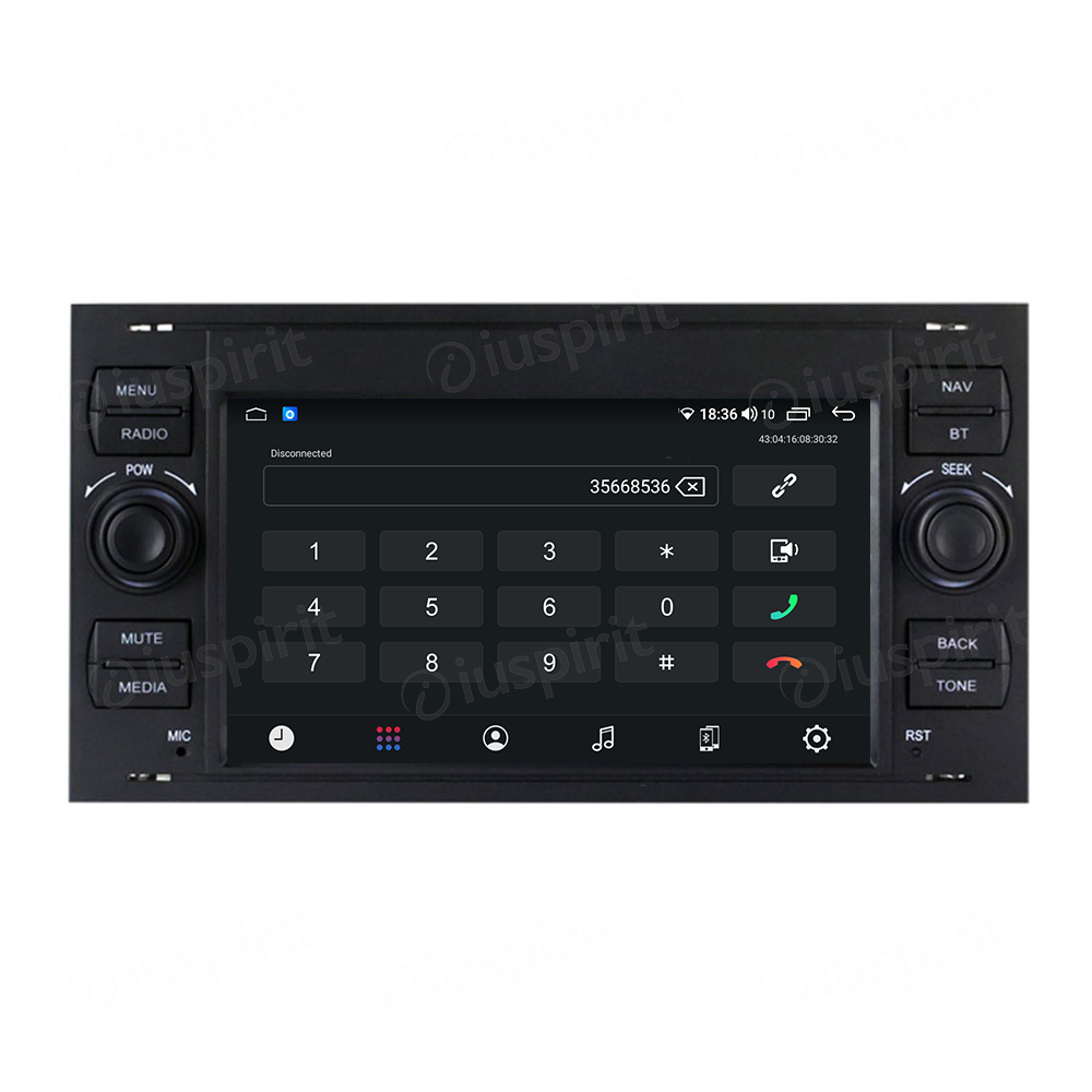 ANDROID autoradio navigatore per Ford Fiesta Transit Focus Mondeo S-Max C-Max Galaxy Fusion Kuga CarPlay Android Auto GPS USB WI-FI Bluetooth 4G LTE - immagine 2