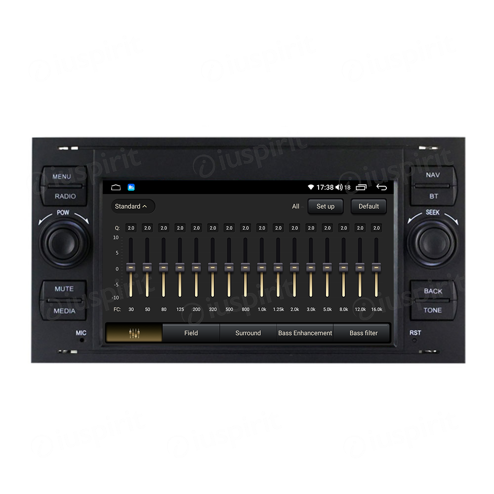 ANDROID autoradio navigatore per Ford Fiesta Transit Focus Mondeo S-Max C-Max Galaxy Fusion Kuga CarPlay Android Auto GPS USB WI-FI Bluetooth 4G LTE - immagine 3