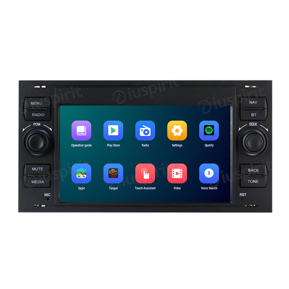 ANDROID autoradio navigatore per Ford Fiesta Transit Focus Mondeo S-Max C-Max Galaxy Fusion Kuga CarPlay Android Auto GPS USB WI-FI Bluetooth 4G LTE - immagine 5