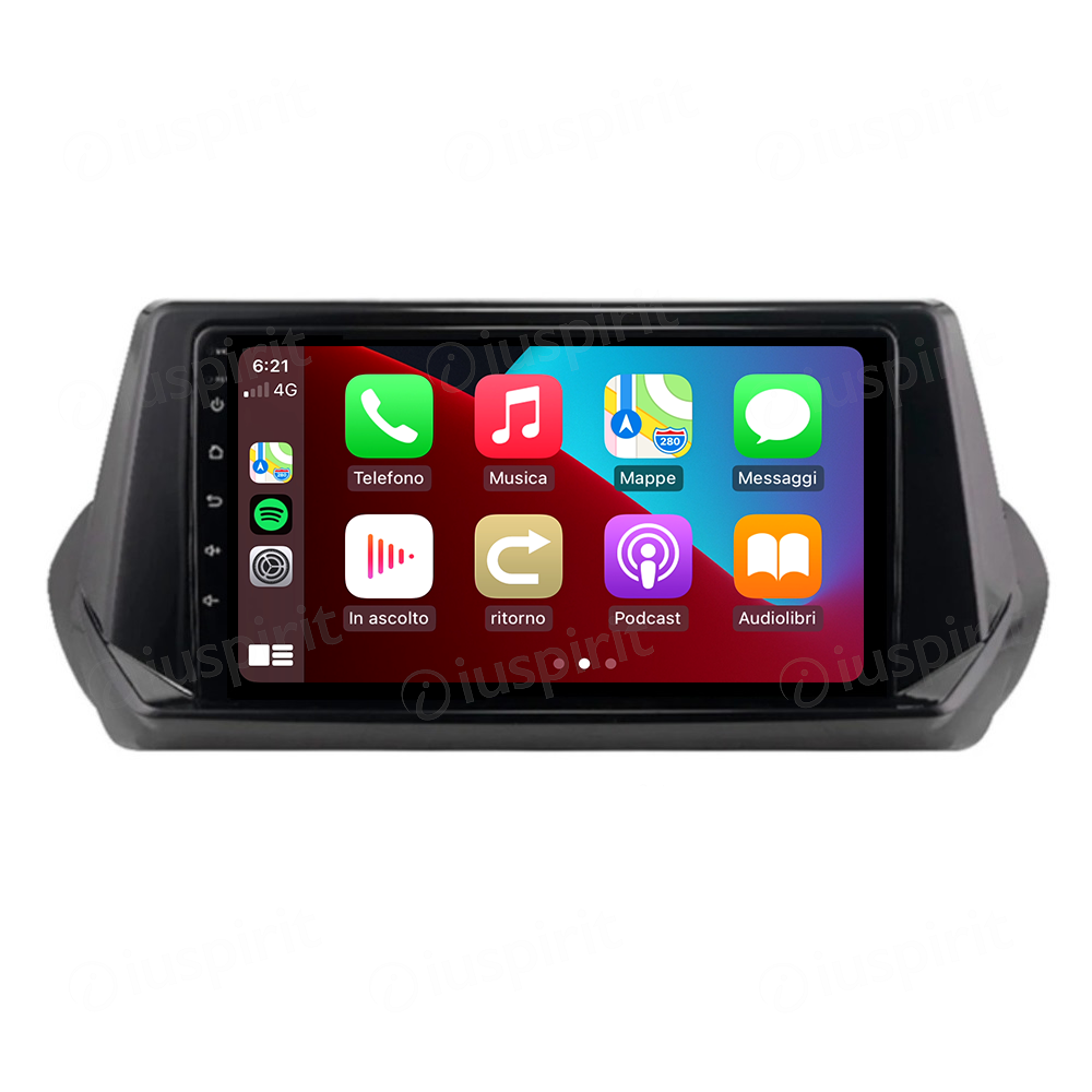 ANDROID autoradio navigatore per Peugeot 208 Peugeot 2008 2019 2020 Android Auto GPS USB WI-FI Bluetooth 4G LTE