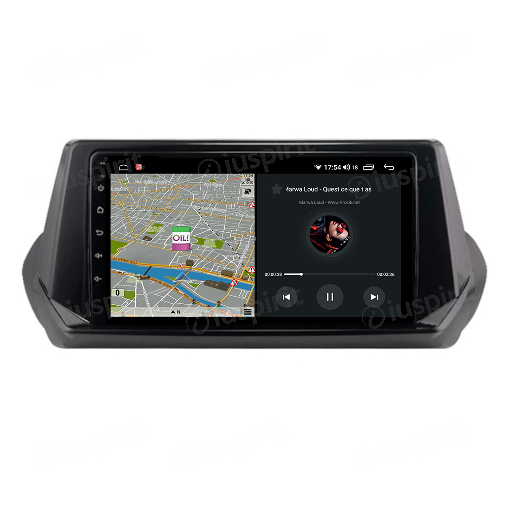 ANDROID autoradio navigatore per Peugeot 208 Peugeot 2008 2019 2020 Android Auto GPS USB WI-FI Bluetooth 4G LTE - immagine 4