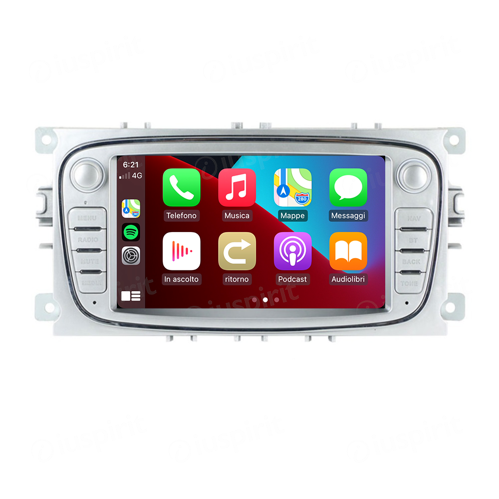 ANDROID autoradio navigatore per Ford Mondeo Ford Galaxy Ford Focus Ford S-Max Ford C-Max Android Auto GPS USB WI-FI Bluetooth 4G LTE