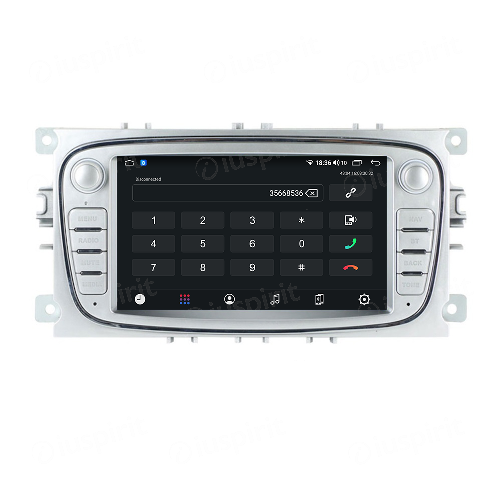 ANDROID autoradio navigatore per Ford Mondeo Ford Galaxy Ford Focus Ford S-Max Ford C-Max Android Auto GPS USB WI-FI Bluetooth 4G LTE - immagine 2