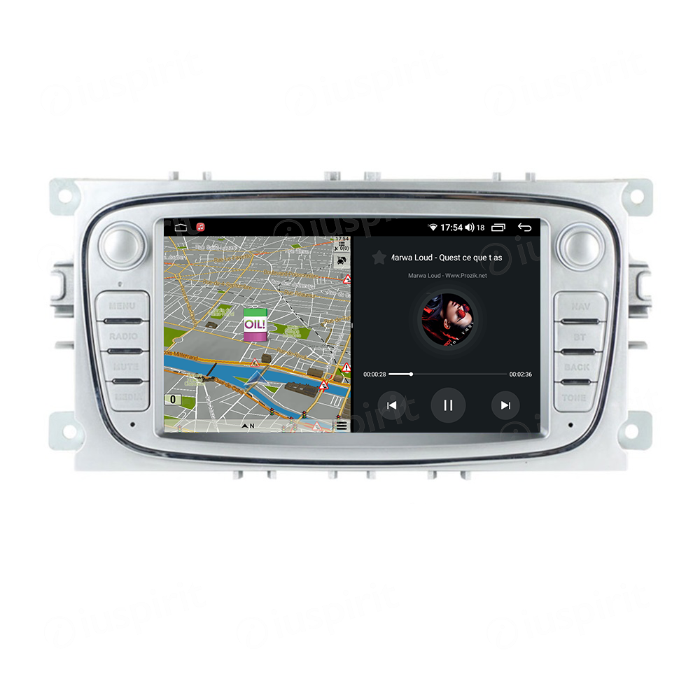 ANDROID autoradio navigatore per Ford Mondeo Ford Galaxy Ford Focus Ford S-Max Ford C-Max Android Auto GPS USB WI-FI Bluetooth 4G LTE - immagine 4