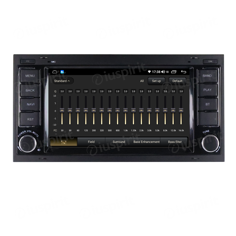 ANDROID autoradio navigatore per Volkswagen Touareg Trasporter T5 Multivan Android Auto GPS USB WI-FI Bluetooth 4G LTE - immagine 3