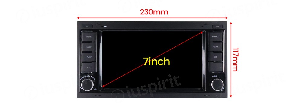 ANDROID autoradio navigatore per Volkswagen Touareg Trasporter T5 Multivan Android Auto GPS USB WI-FI Bluetooth 4G LTE - immagine 7