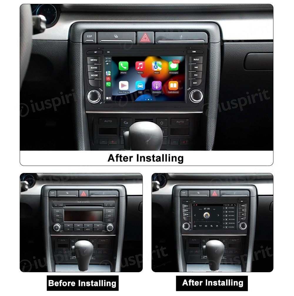 ANDROID autoradio navigatore per Audi A4 Audi S4 Audi RS4 Seat Exeo Android Auto GPS USB WI-FI Bluetooth 4G LTE - immagine 6