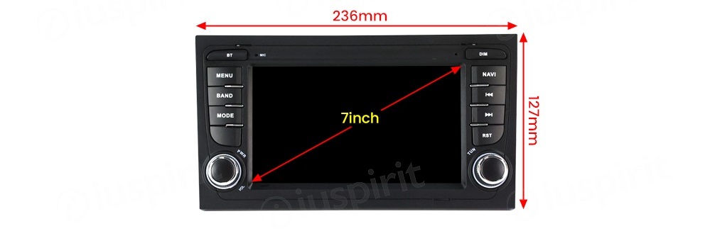 ANDROID autoradio navigatore per Audi A4 Audi S4 Audi RS4 Seat Exeo Android Auto GPS USB WI-FI Bluetooth 4G LTE - immagine 7