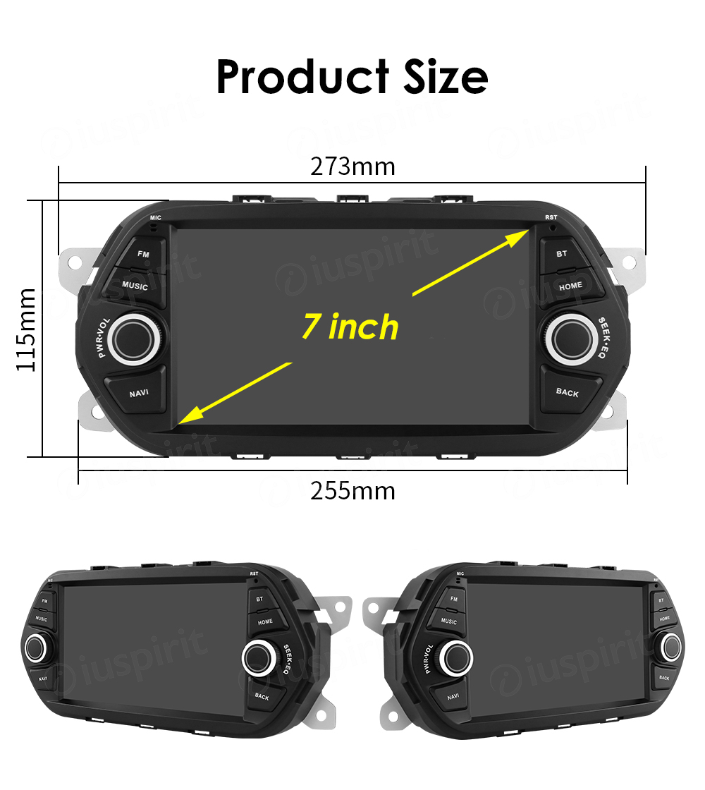 ANDROID autoradio navigatore per Fiat Tipo 2015 2016 2017 2018 CarPlay Android Auto GPS USB WI-FI Bluetooth 4G LTE - immagine 7