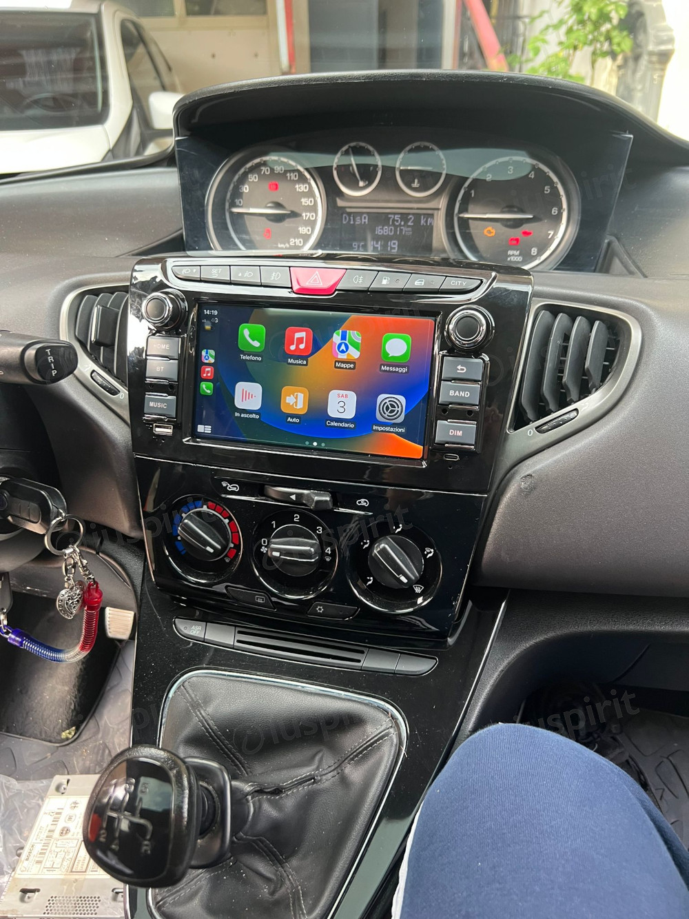 ANDROID autoradio navigatore per Lancia Ypsilon 2012-2020 CarPlay Android Auto GPS USB WI-FI Bluetooth 4G LTE - immagine 9
