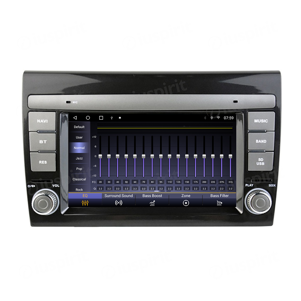 ANDROID autoradio navigatore per Fiat Bravo 2007 - 2014 CarPlay Android Auto GPS USB WI-FI Bluetooth 4G LTE - immagine 3