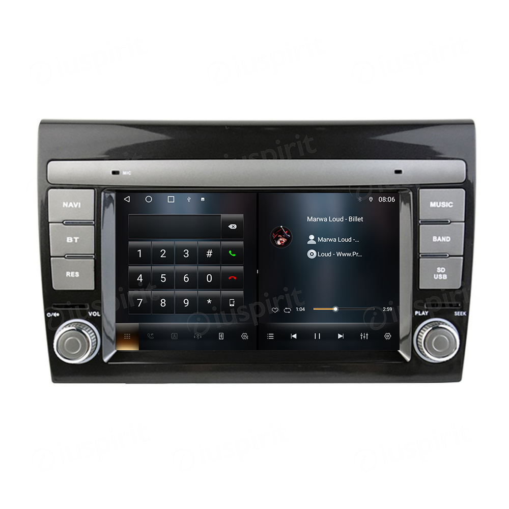 ANDROID autoradio navigatore per Fiat Bravo 2007 - 2014 CarPlay Android Auto GPS USB WI-FI Bluetooth 4G LTE - immagine 4