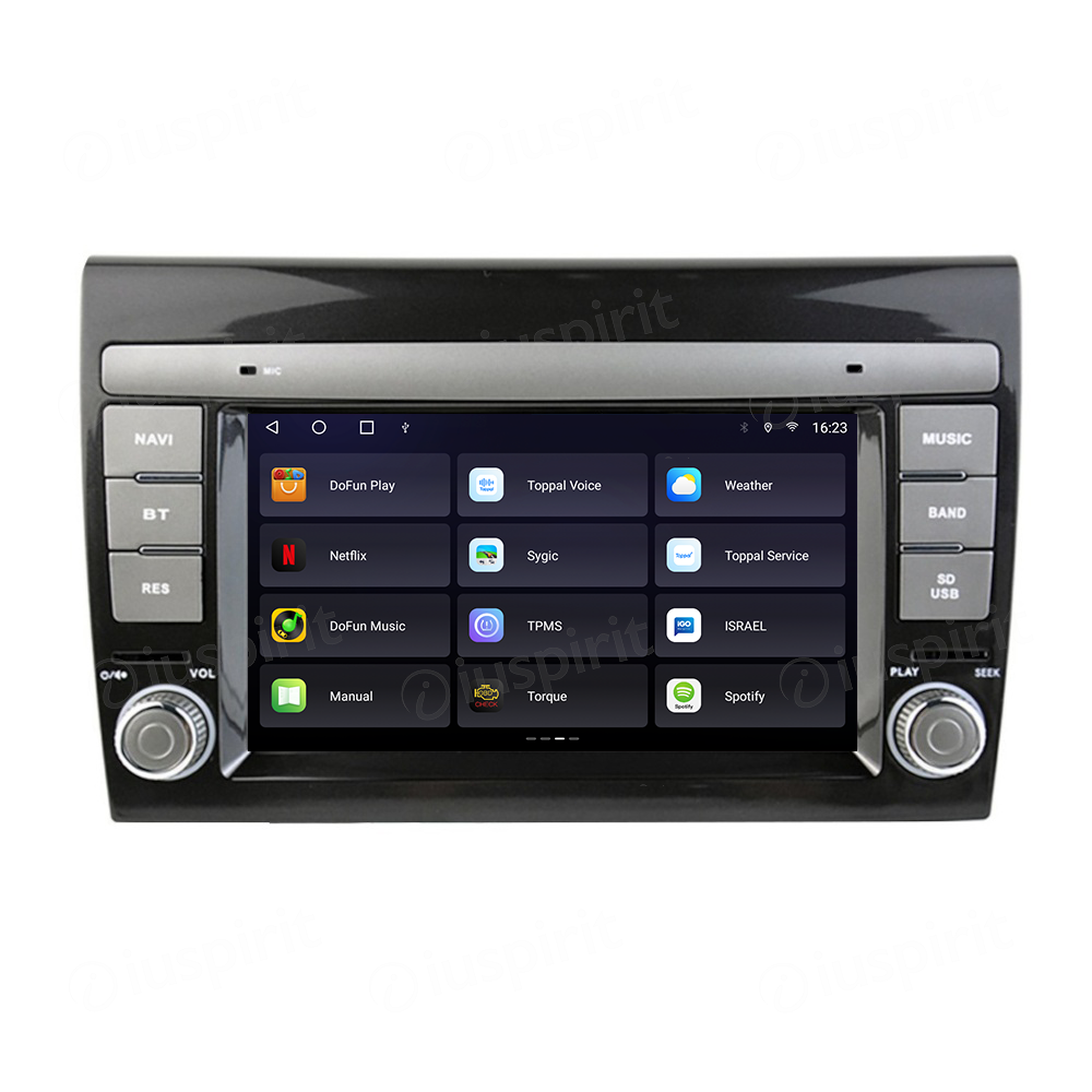 ANDROID autoradio navigatore per Fiat Bravo 2007 - 2014 CarPlay Android Auto GPS USB WI-FI Bluetooth 4G LTE - immagine 5