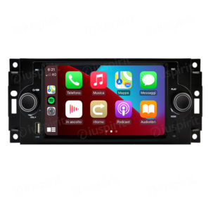 ANDROID autoradio navigatore per Jeep Compass Commander Grand Cherokee Wrangler Chrysler 300 Chrysler 300 C Chrysler Pacifica Dodge Ram Dodge CarPlay Android Auto GPS USB WI-FI Bluetooth 4G LTE