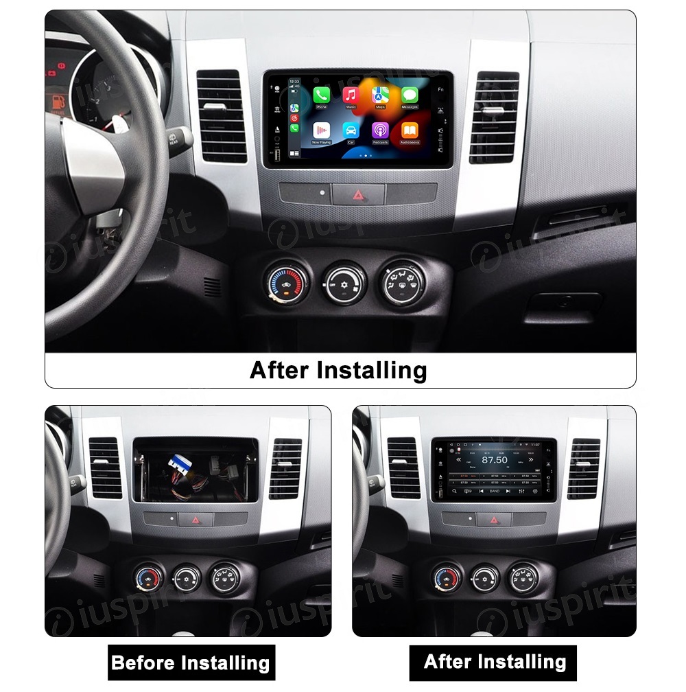 ANDROID car navigation system for Mitsubishi ASX Outlander Lancer 2013-2016 CarPlay Android Auto GPS USB WI-FI Bluetooth 4G LTE - Image 7