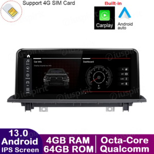 ANDROID navigatore per BMW X1 F48 BMW X2 F39 Sistema originale EVO CarPlay Android Auto 10.25 pollici 4GB RAM 64GB ROM Bluetooth WI-FI GPS 4G LTE