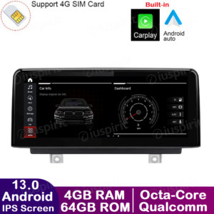 ANDROID navigatore per BMW Serie 2 F22 F45 F46 2013-2016 MPV Sistema NBT CarPlay Android Auto WI-FI GPS 4G LTE Bluetooth 4GB RAM 64GB ROM