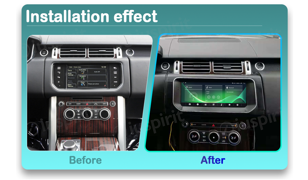 ANDROID autoradio navigatore per Land Rover Range Rover Voque 2013-2020 CarPlay Android Auto GPS USB WI-FI Bluetooth 4G LTE - immagine 5