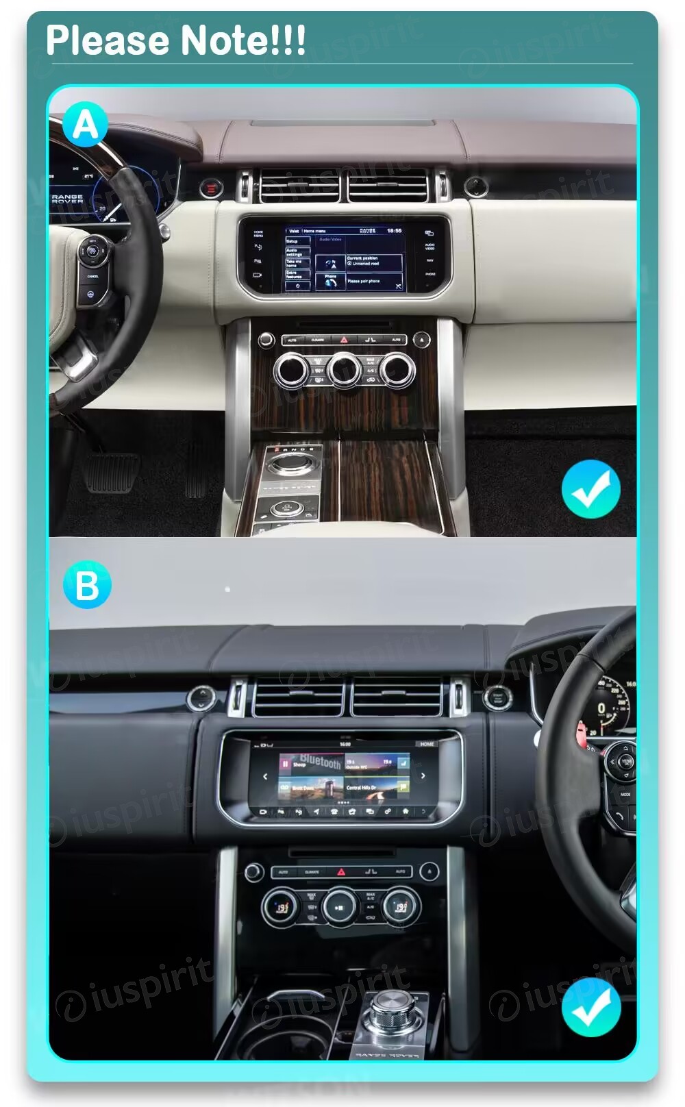 ANDROID autoradio navigatore per Land Rover Range Rover Voque 2013-2020 CarPlay Android Auto GPS USB WI-FI Bluetooth 4G LTE - immagine 6