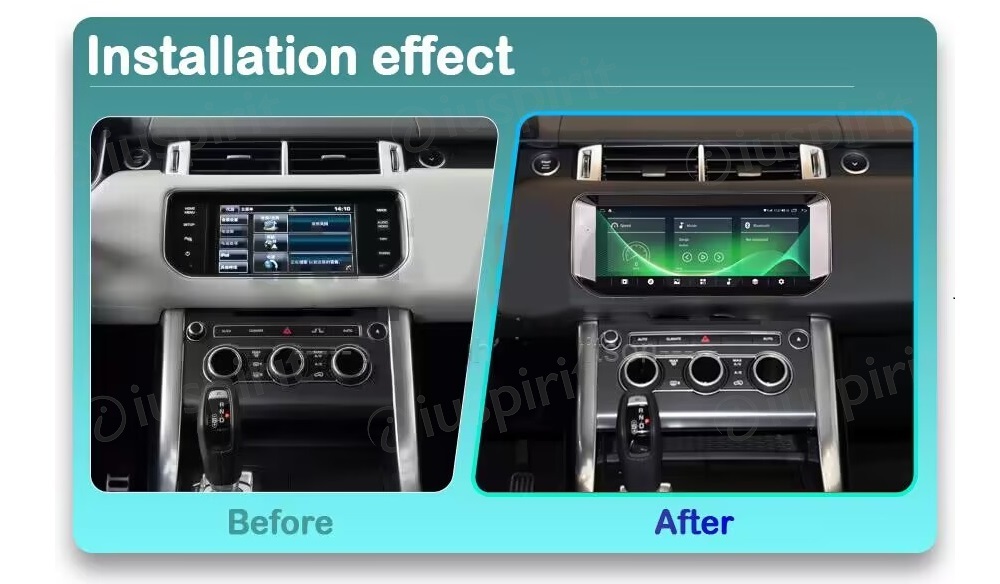 ANDROID autoradio navigatore per Land Rover Range Rover Sport 2013-2020 CarPlay Android Auto GPS USB WI-FI Bluetooth 4G LTE - immagine 6