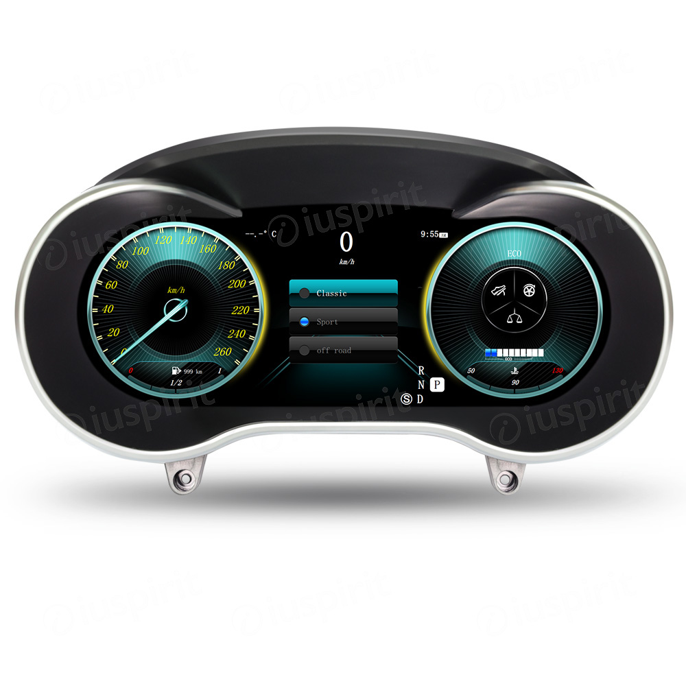 Tachimetro LCD conta KM digitale per Mercedes Benz classe C W205 classe GLC X205 2015-2018 NTG5.0 Dashboard digitale cluster - immagine 3