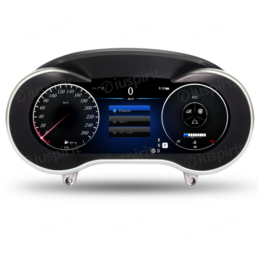 Tachimetro LCD conta KM digitale per Mercedes Benz classe C W205 classe GLC X205 2015-2018 NTG5.0 Dashboard digitale cluster - immagine 4