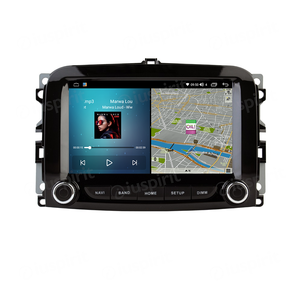 ANDROID autoradio navigatore per Fiat 500L 2012 - 2017 CarPlay Android Auto GPS USB WI-FI Bluetooth 4G LTE - immagine 3