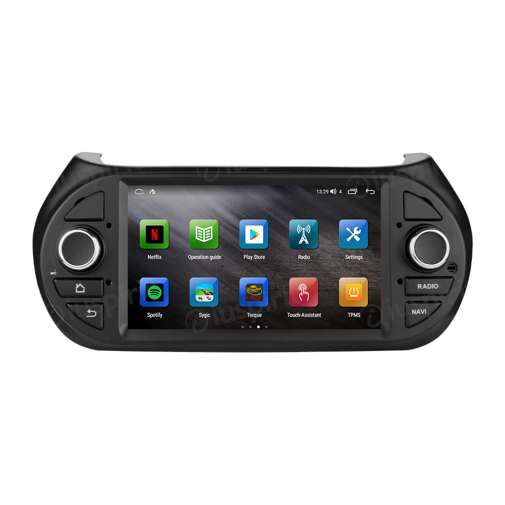 ANDROID autoradio navigatore per Fiat Fiorino Fiat Qubo Citroen Nemo Peugeot Bipper CarPlay Android Auto GPS USB WI-FI Bluetooth 4G LTE - immagine 4