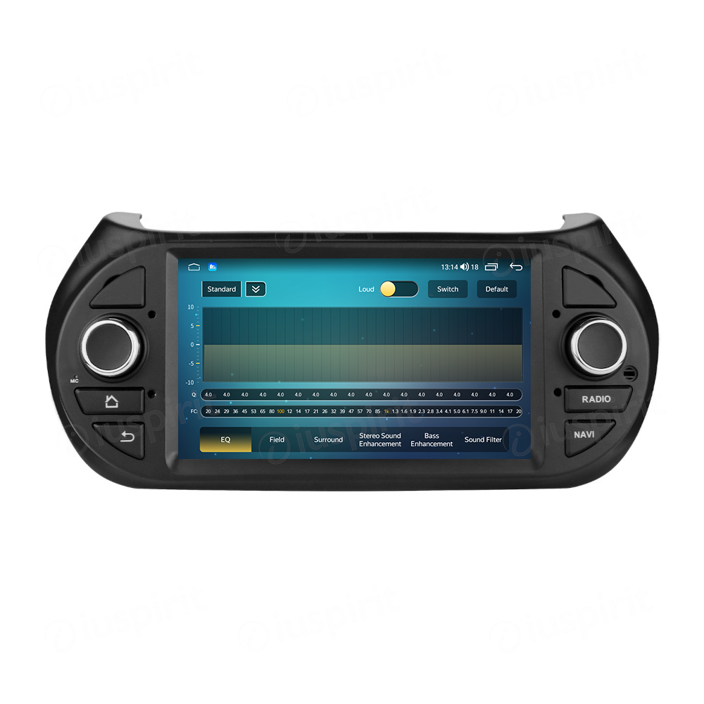 ANDROID autoradio navigatore per Fiat Fiorino Fiat Qubo Citroen Nemo Peugeot Bipper CarPlay Android Auto GPS USB WI-FI Bluetooth 4G LTE - immagine 5