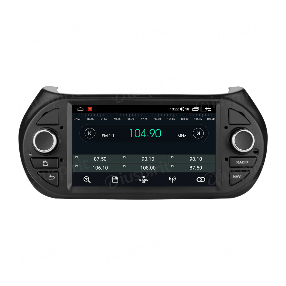 ANDROID autoradio navigatore per Fiat Fiorino Fiat Qubo Citroen Nemo Peugeot Bipper CarPlay Android Auto GPS USB WI-FI Bluetooth 4G LTE - immagine 6