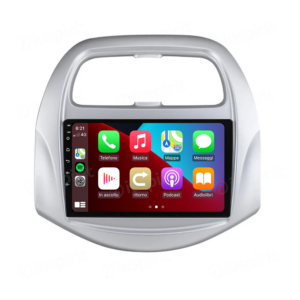 ANDROID autoradio navigatore per Chevrolet Spark 2018-2019 CarPlay Android Auto GPS USB WI-FI Bluetooth 4G LTE