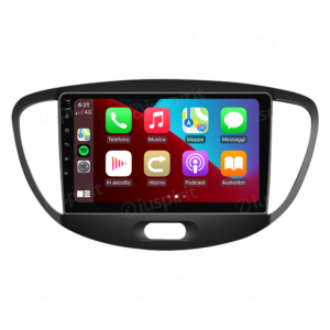 ANDROID autoradio navigatore per Hyundai i10 2007-2013 CarPlay Android Auto GPS USB WI-FI Bluetooth 4G LTE