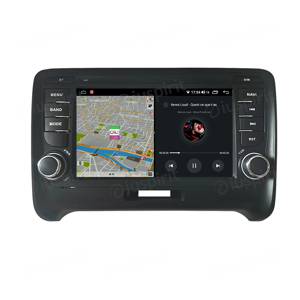 ANDROID autoradio navigatore per Audi TT 2006-2013 Android Auto GPS USB WI-FI Bluetooth 4G LTE - immagine 4