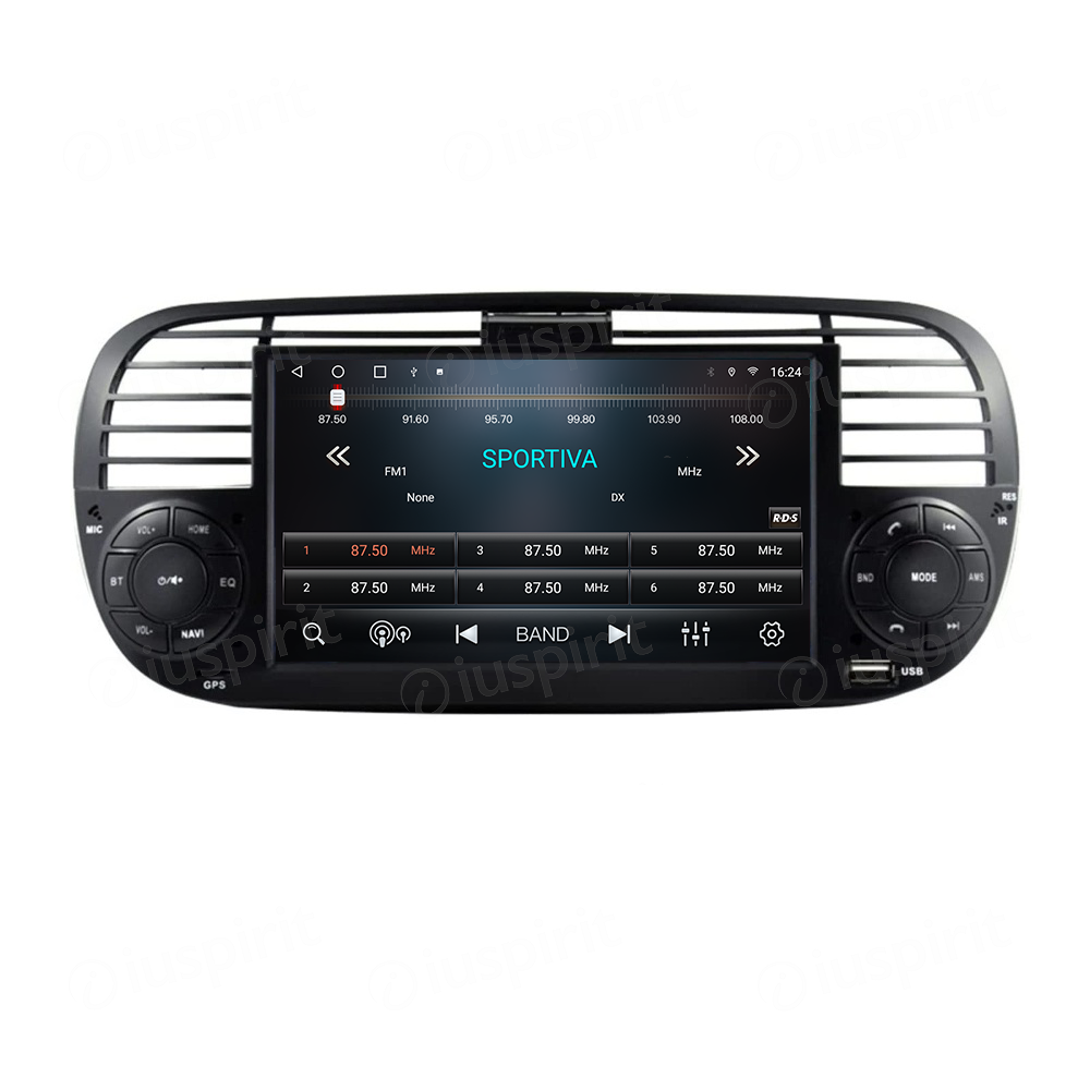 ANDROID autoradio navigatore per Fiat 500 Fiat Abarth 595 2007-2015 CarPlay Android Auto GPS USB WI-FI Bluetooth 4G LTE - immagine 6