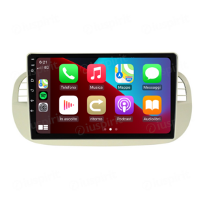 ANDROID autoradio navigatore per Fiat 500 Fiat Abarth 595 2007-2015 Android Auto GPS USB WI-FI Bluetooth 4G LTE