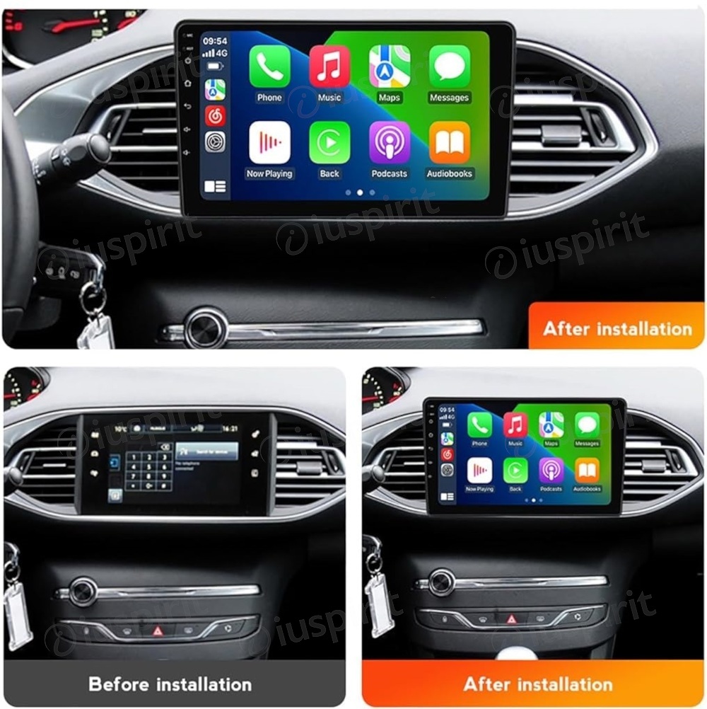ANDROID autoradio navigatore per Peugeot 308 2013-2017 Android Auto GPS USB WI-FI Bluetooth 4G LTE - immagine 7