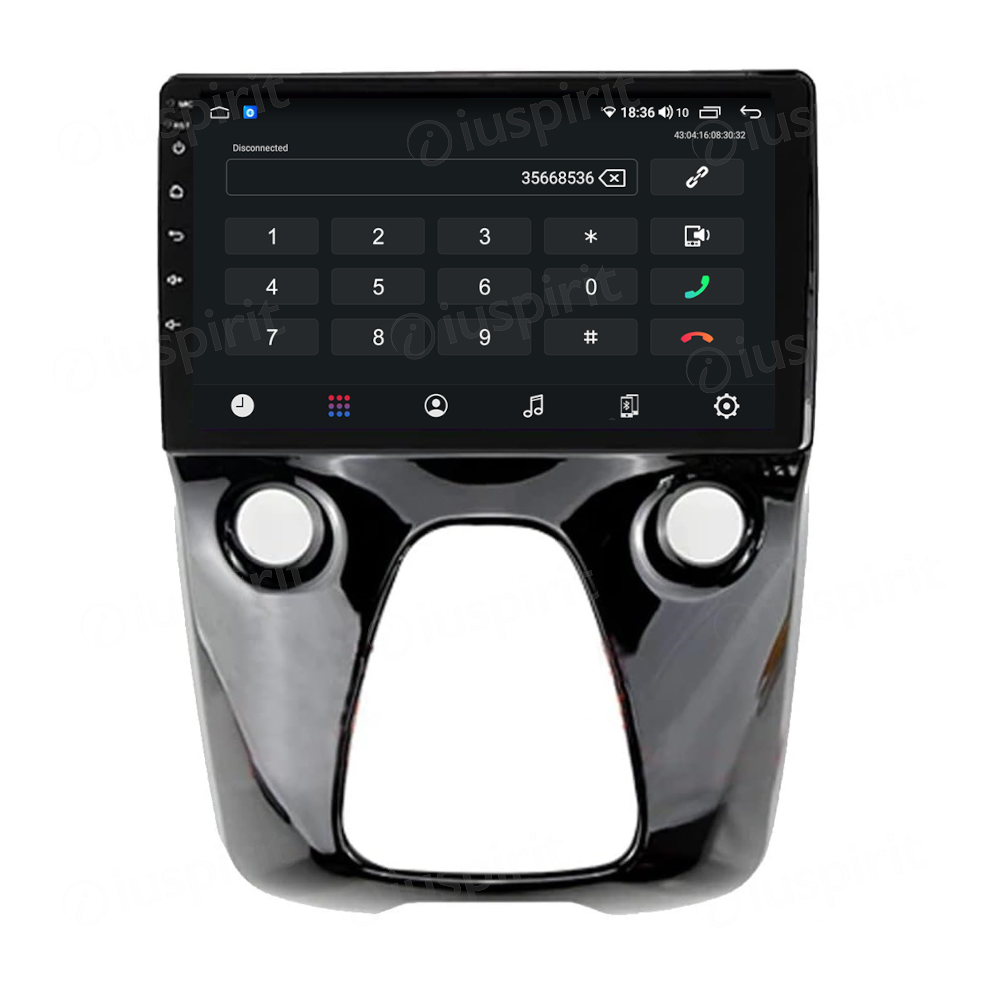 ANDROID autoradio navigatore per Peugeot 107 Citroen C1 Toyota Aygo 2015-2021 CarPlay Android Auto GPS USB WI-FI Bluetooth 4G LTE - immagine 2