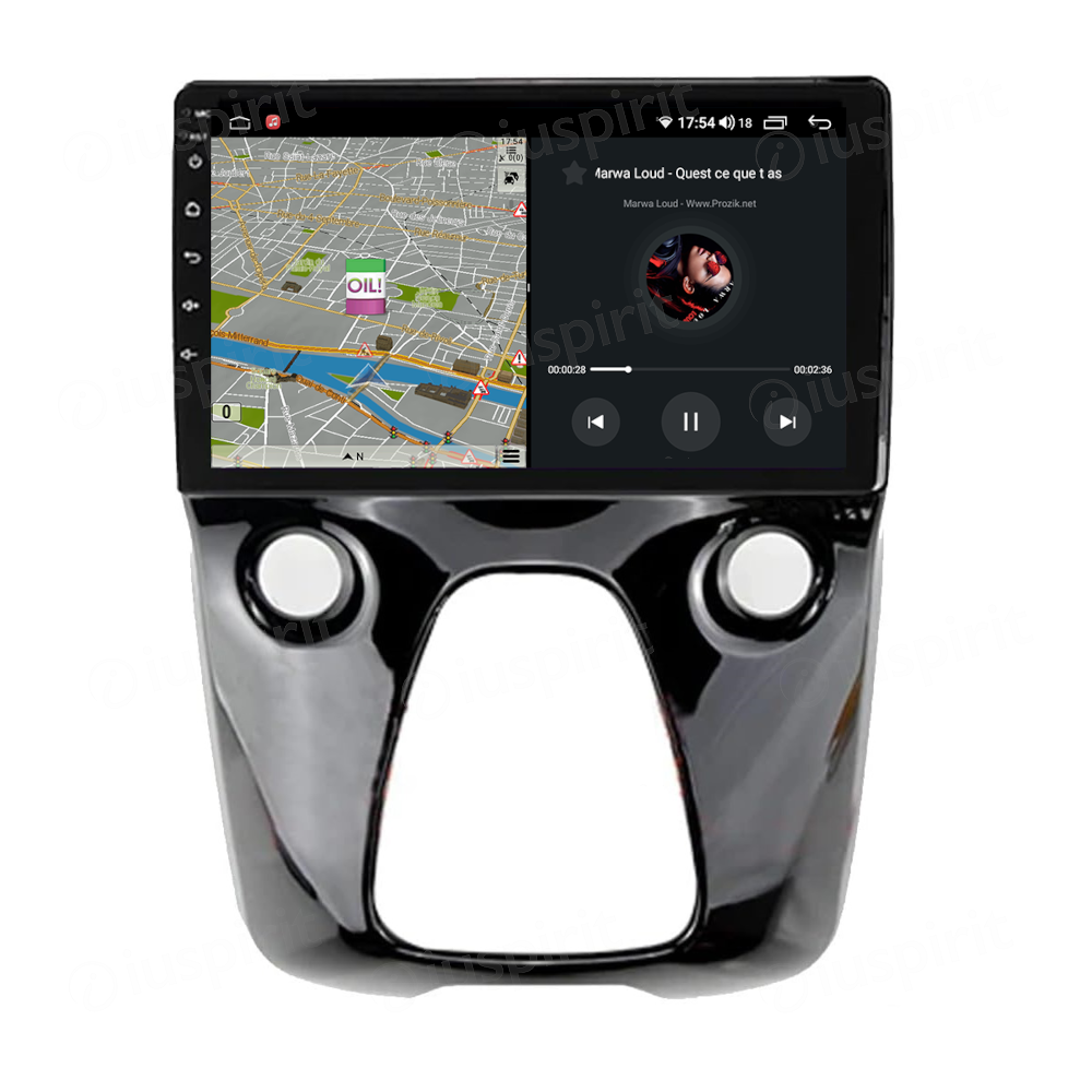 ANDROID autoradio navigatore per Peugeot 107 Citroen C1 Toyota Aygo 2015-2021 CarPlay Android Auto GPS USB WI-FI Bluetooth 4G LTE - immagine 4