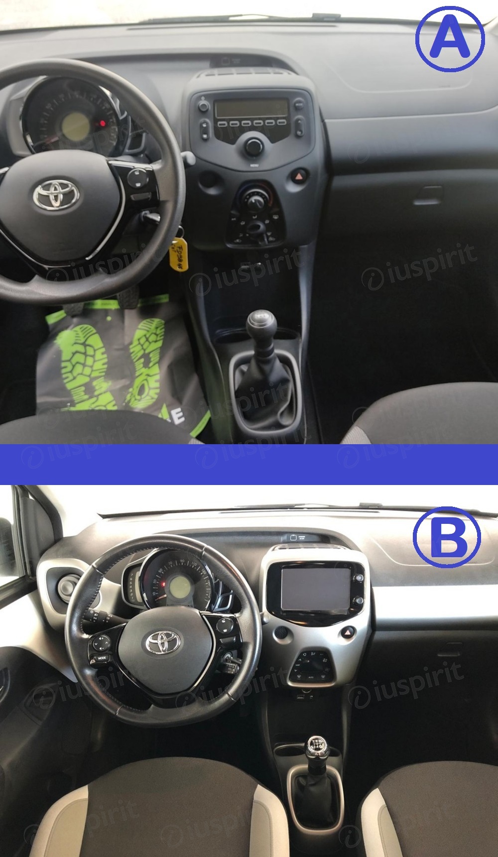 ANDROID autoradio navigatore per Peugeot 107 Citroen C1 Toyota Aygo 2015-2021 CarPlay Android Auto GPS USB WI-FI Bluetooth 4G LTE - immagine 8