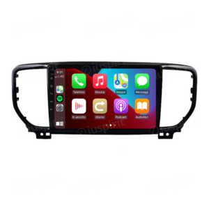 ANDROID autoradio navigatore per Kia Sportage 2016-2018 CarPlay Android Auto GPS USB WI-FI Bluetooth 4G LTE