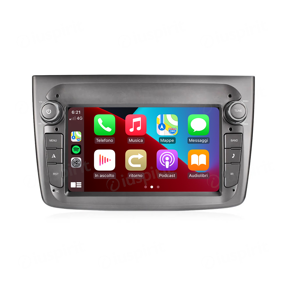 ANDROID autoradio navigatore per Alfa Romeo Mito CarPlay Android Auto GPS USB WI-FI Bluetooth 4G LTE