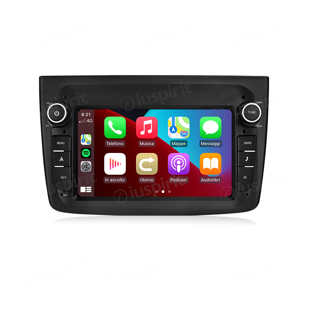 ANDROID autoradio navigatore per Alfa Romeo Mito CarPlay Android Auto GPS USB WI-FI Bluetooth 4G LTE