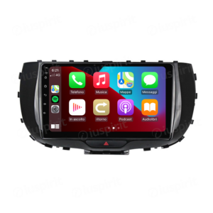 ANDROID autoradio navigatore per Kia Soul 2019-2020 CarPlay Android Auto GPS USB WI-FI Bluetooth 4G LTE