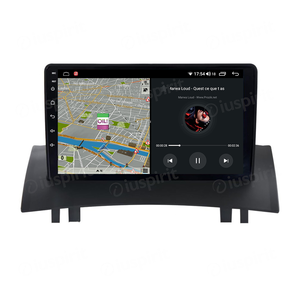 ANDROID autoradio navigatore per Renault Megane 2 2002-2008 CarPlay Android Auto GPS USB WI-FI Bluetooth 4G LTE - immagine 3
